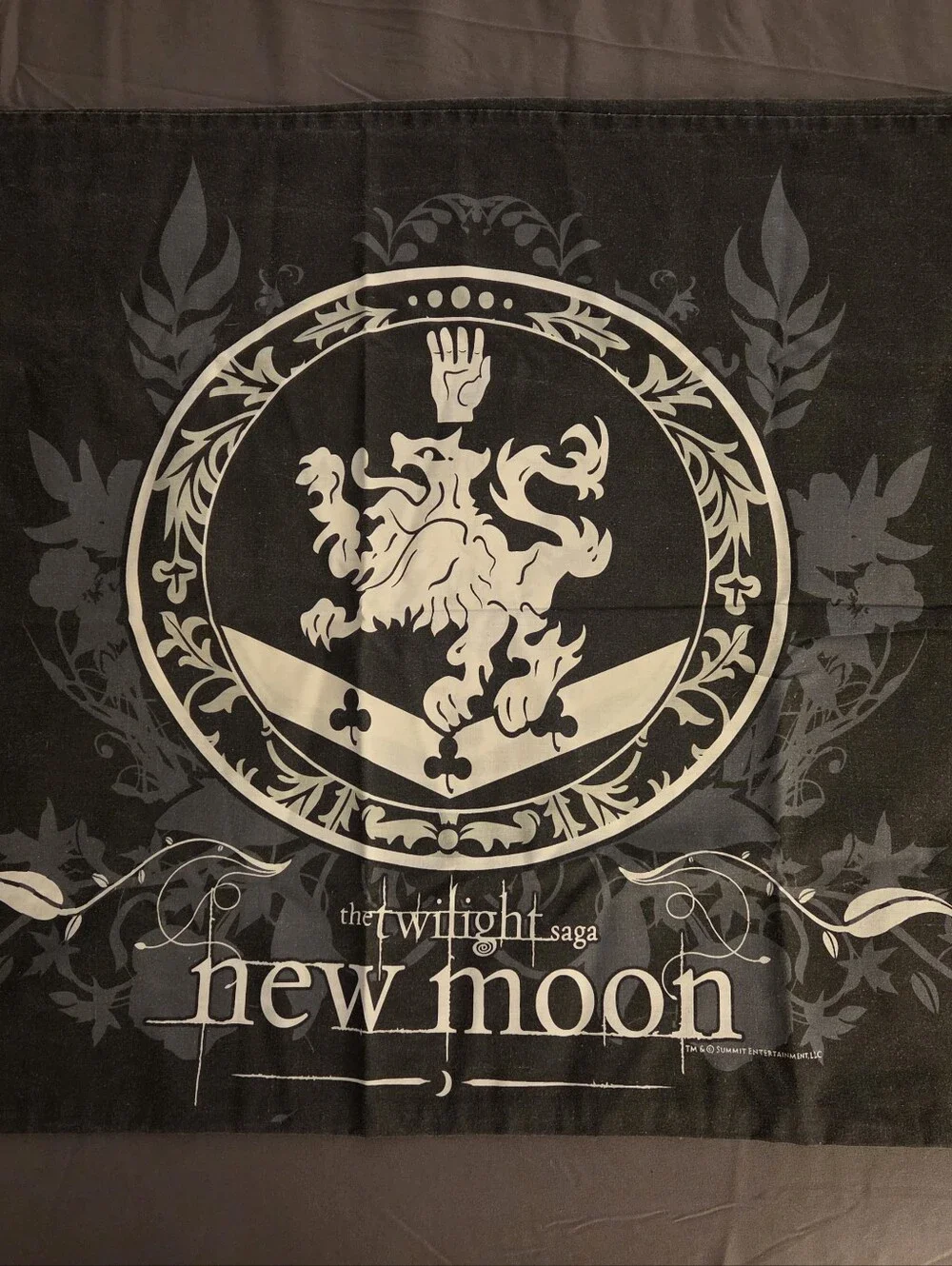 Vintage 2009 Twilight Saga: New Moon Cullen Crest Pillowcase - By NECA